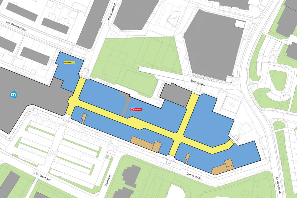 WC-DePassage_Duiven_Huidige-situatie_geencirkel Winkelcentrum De Passage Duiven
